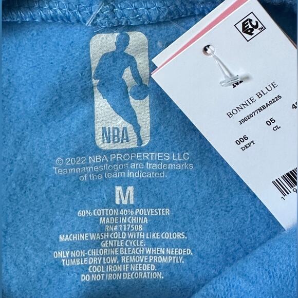 New‎ NBA Blue Golden State Warriors Pullover Hoodie size Medium - Picture 4 of 4